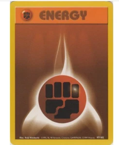 Pokemon Base Set 1 Fighting Energy 97/102 Unlimited EXC-NM - Picture 1 of 1