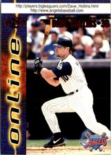 1998 Pacific Online Red Anaheim Angels Baseball Card #12 Dave Hollins 
