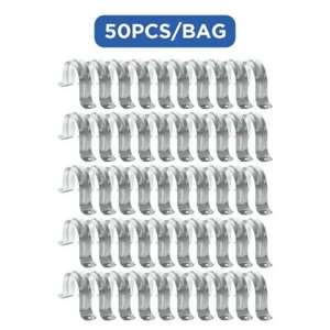 Primex 2 Inch Galvanized Pipe Straps - 50/Bag - Picture 1 of 3