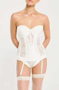 U Choose Va Bien 523 Encaje Reloj de Arena Bustier Longline Novia UW Sujetador Sin tirantes Nuevo con Etiquetas - Imagen 1 de 2