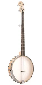 Banjo y bolsa de concierto Cripple Creek tono dorado CC-Carlin 12" espalda abierta - Imagen 1 de 9