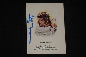 MARK SPITZ 2008 TOPPS ALLEN & GINTER'S SIGNED AUTOGRAPHED CARD #262 USA OLYMPICS - Picture 1 of 1