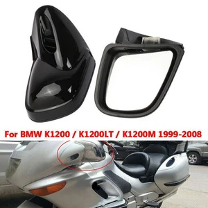 Pair Motorcycle Rearview Side Mirrors For BMW K1200 K1200LT K1200M 1999-2008 - Picture 1 of 12