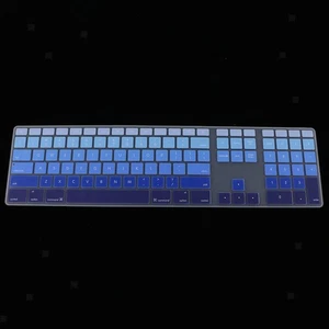 Weiche und farbenfrohe, wasserdichte Tastaturabdeckung, Tastaturhülle für - Afbeelding 1 van 8