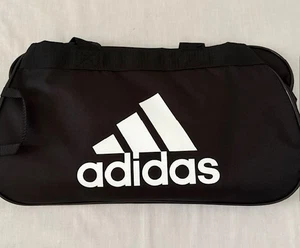 Adidas Diablo Small Duffel Black Fits Gym Locker Lifetime Warranty LP 11038 - Picture 1 of 7