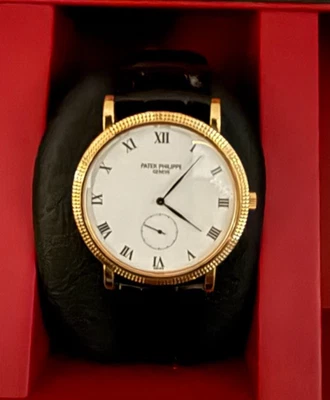 Relógio Patek Philippe Calatrava ouro amarelo 18K 3919J com caixa, papéis e etiqueta - Imagem 1 de 4