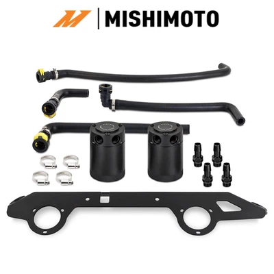 Kit de lata de captura de óleo com defeito de alumínio Mishimoto 3 oz para 2021-2022 Ford Bronco 2.7L - Imagem 1 de 4