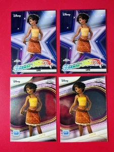 Lotto 4 carte Topps Chrome Disney Lotto debutto/stelle future 2025 ✨ - Foto 1 di 2