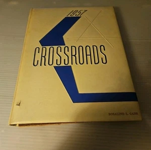 Vintage 1957 Brighton High School Yearbook, Rochester, New York, "Crossroads" - Bild 1 von 7