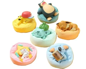 Pokemon Nap Figure Complete Set of 6 Figures, Unopened, Outer Box Damage - Picture 1 of 24