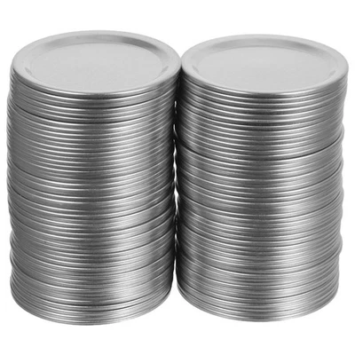  100 Pcs Bottle Mouth Seal for Canning Jars Per Barattoli Coperchi Bocca Normale - Immagine 1 di 4
