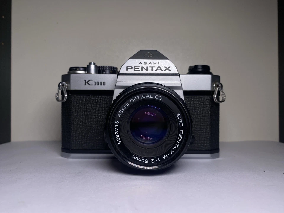 Pentax K1000 35mm SLR Film Camera w/ 50mm F/2.0 Lens Read Description - Image 1 of 4