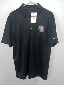 Neu mit Etikett Nike White Claw Seltzer bestickt schwarz Poloshirt Herren L - Bild 1 von 8