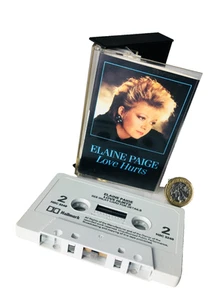 Music Cassette Tape Elaine Paige Love Hurts Vintage ra - Picture 1 of 5