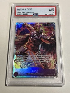 2022 One Piece Romance Dawn King Super Rare #OP01-096 PSA 9 - Picture 1 of 2
