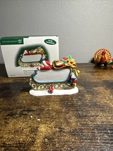 Letrero de trineo accesorio pueblo personalizado por departamento 56 - Imagen 1 de 15