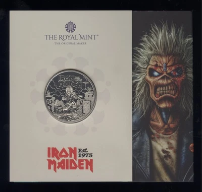 2025 Iron Maiden Coin from the Royal Mint 5 Pounds - Image 1 of 4