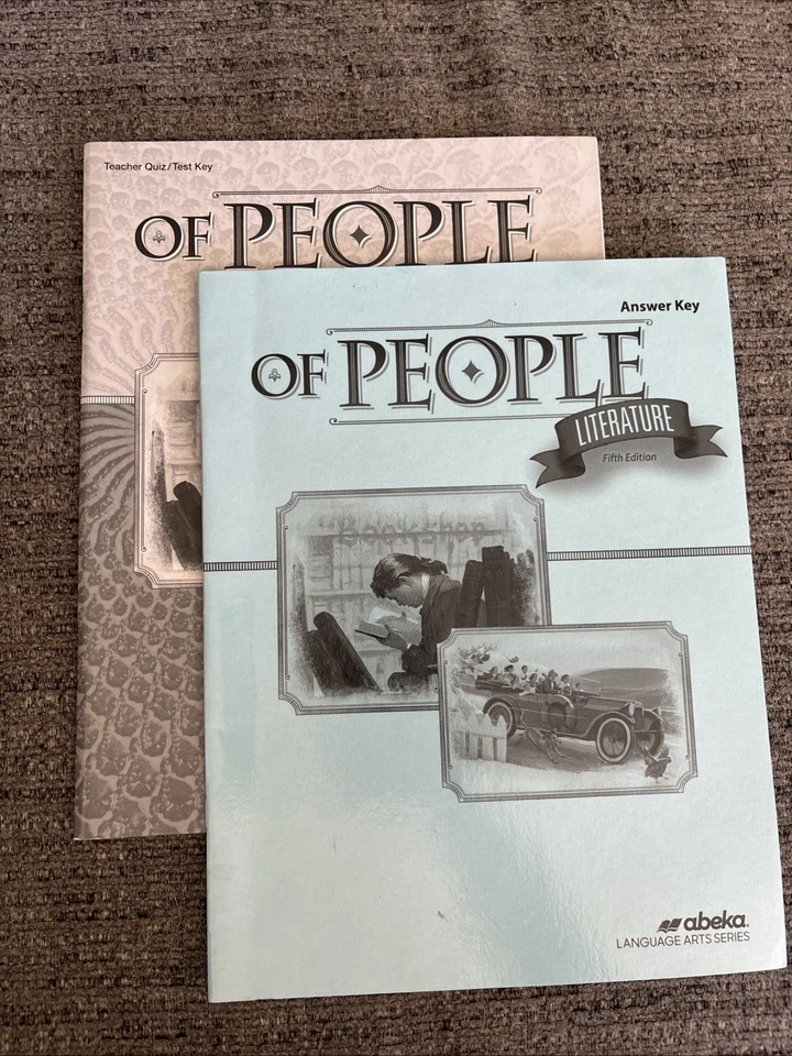 Abeka 7th Grade English - Literature: Of People Answer Key 5th 2017 Pensacola CC - Image 1 of 3