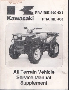 1999 Kawasaki Prairie 400 4x4 Prairie 400 All-Terrain Service Manual MN1705 - Picture 1 of 3