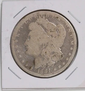 Dólar de plata Morgan 1881 CC - Imagen 1 de 2