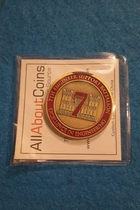 7th Engineer Support Battalion Coin US Army Neu - Bild 1 von 2