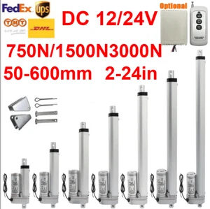12V 24V 750N 1500N 3000N 500mm 600mm Elektro Linearantrieb Motor Actuator - Bild 1 von 58