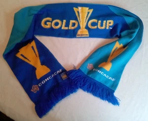 CONCACAF Copa Oro Gold Cup Tournament Scarf Reversible Fringe Soccer Football - Picture 1 of 5