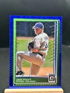 2025 Donruss Baseball - Jake Peavey - Optic Blue Velocity Prizm - 49 - Picture 1 of 2