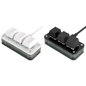 Ergonomische Tastatur mit drei Tasten für die nahtlose Verwendung mit Laptops u - Bild 1 von 16
