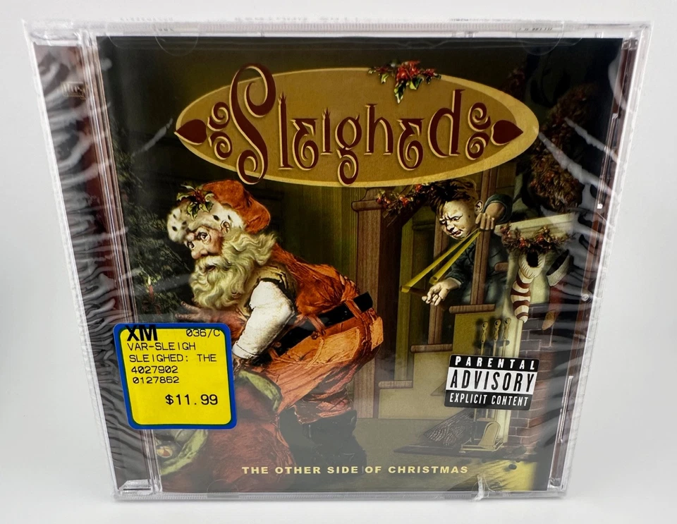 Sleighed: The Other Side of Christmas by Various [RARE NEW CD + PA Sticker 2000] - Image 1 of 4