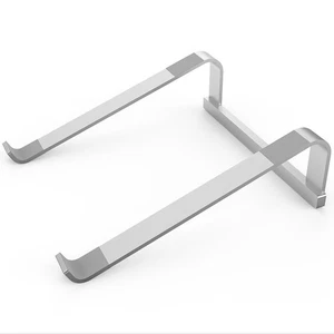 Support pour ordinateur portable de bureau en aluminium support de refroidissement pour ordinateur portable (argent) J4V4 - Photo 1/6