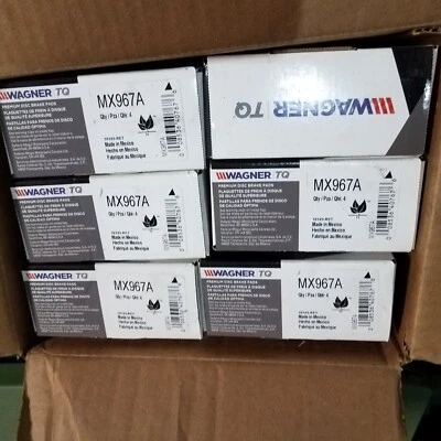 Wagner TQ MX967A Lot Of 6 Thermoquiet Rear Disc Brake Pad Sets Dodge Chrysler - Image 1 of 4