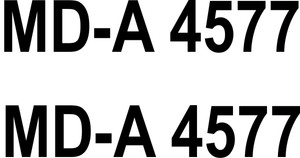 2x Schlauch Boots Aufkleber Bootskennzeichen Kennzeichen FOIL0023