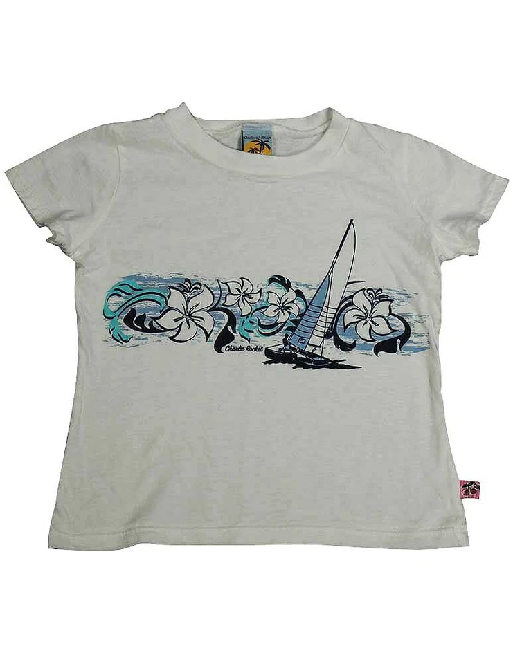 Camiseta Charlie Rocket Niñas Algodón Manga Corta - Camiseta Top Tallas 4-14 Foto 1 de 1