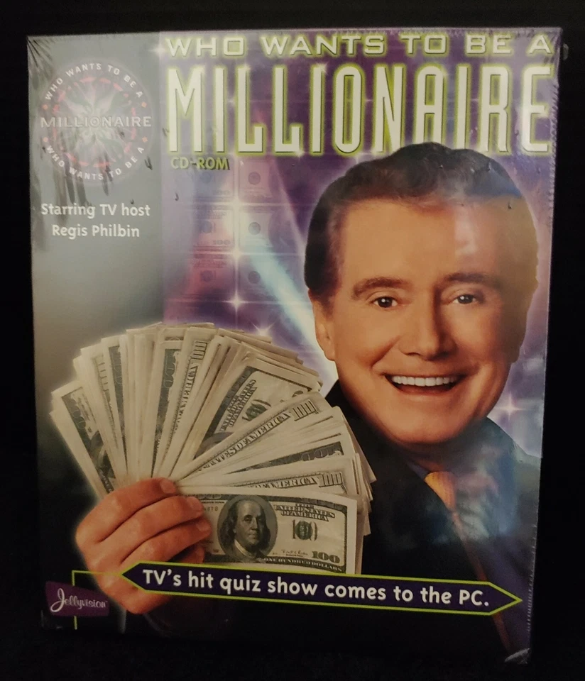 Who Wants to Be a Millionaire Disney  Computer Software Factory Sealed Rare  NIB - Image 1 of 3
