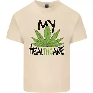 T-Shirt Weed My HealTHCare Cannabis lustig THC Herren Baumwolle Top - Bild 1 von 73