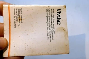 Vivitar 35mm f2.8 and 28mm f2.8 Lens Instructions manual guide English EN - Picture 1 of 6