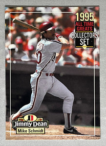 Mike Schmidt, 1995 Jimmy Dean All Time Greats #4, Philadelphia Phillies