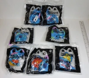 Juego de 7 (falta #5) Lilo & Stitch - Juguetes Happy Meal vintage de McDonald’s - Imagen 1 de 1