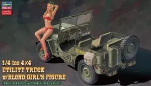 Modellino model kit di montaggio auto jeep AMERICAN UTILITY TRUCK 14 T. 4x4 1:24 - Foto 1 di 1