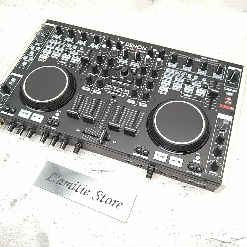 DENON DN-MC6000 4ch DJ Controller Mixer Traktor Virtual 4-Channel MC 6000 Tested - Image 1 of 4