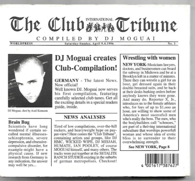 DJ Moguai The Club Tribune (1996) CD 2-Discs in Digipak - Image 1 of 2