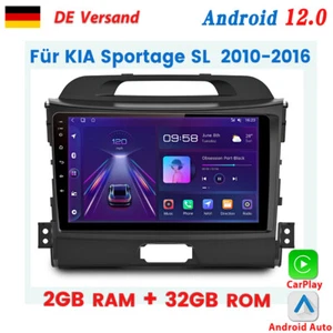 2+32G Carplay Für KIA Sportage SL 2010-2016 Autoradio Android12 GPS NAVI BT DAB+ - Bild 1 von 14