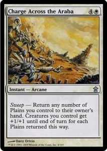 Charge Across the Araba 4/165 Saviors of Kamigawa Magic The Gathering poco común - Imagen 1 de 1