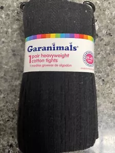 Garanimals girls heavyweight Cotton tights Size 2 T - 4 T 1 pair Black - Picture 1 of 4