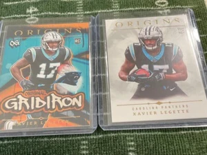 2024 ORIGINS (2) CARD LOT RC ORIGINAL GRIDIRON 13 ZAVIER LEGETTE RC 132 - Picture 1 of 2
