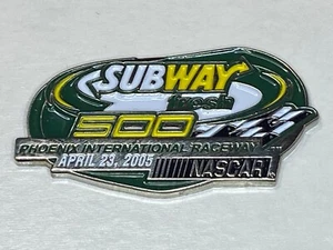 NASCAR Race Lapel Pin Subway Fresh 500 Pheonix Nextel Cup April 23 2005 4/23/05 - Picture 1 of 2