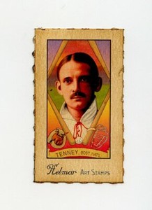 RARE HELMAR Baseball Card: #406 FRED TENNEY Boston Doves SCARCE