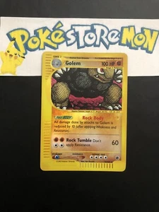 Pokemon Card - Golem - Expedition - Holo Reverse - Excellent - English - 14/165  - Picture 1 of 3