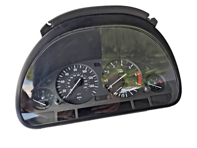 Cuadro de instrumentos de tablero BMW E38 740iL 740i E53 pantalla 160 k 1999-2001 OEM Foto 1 de 4